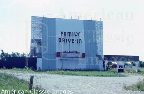 Family Drive-In Theatre - From American Classic Images
